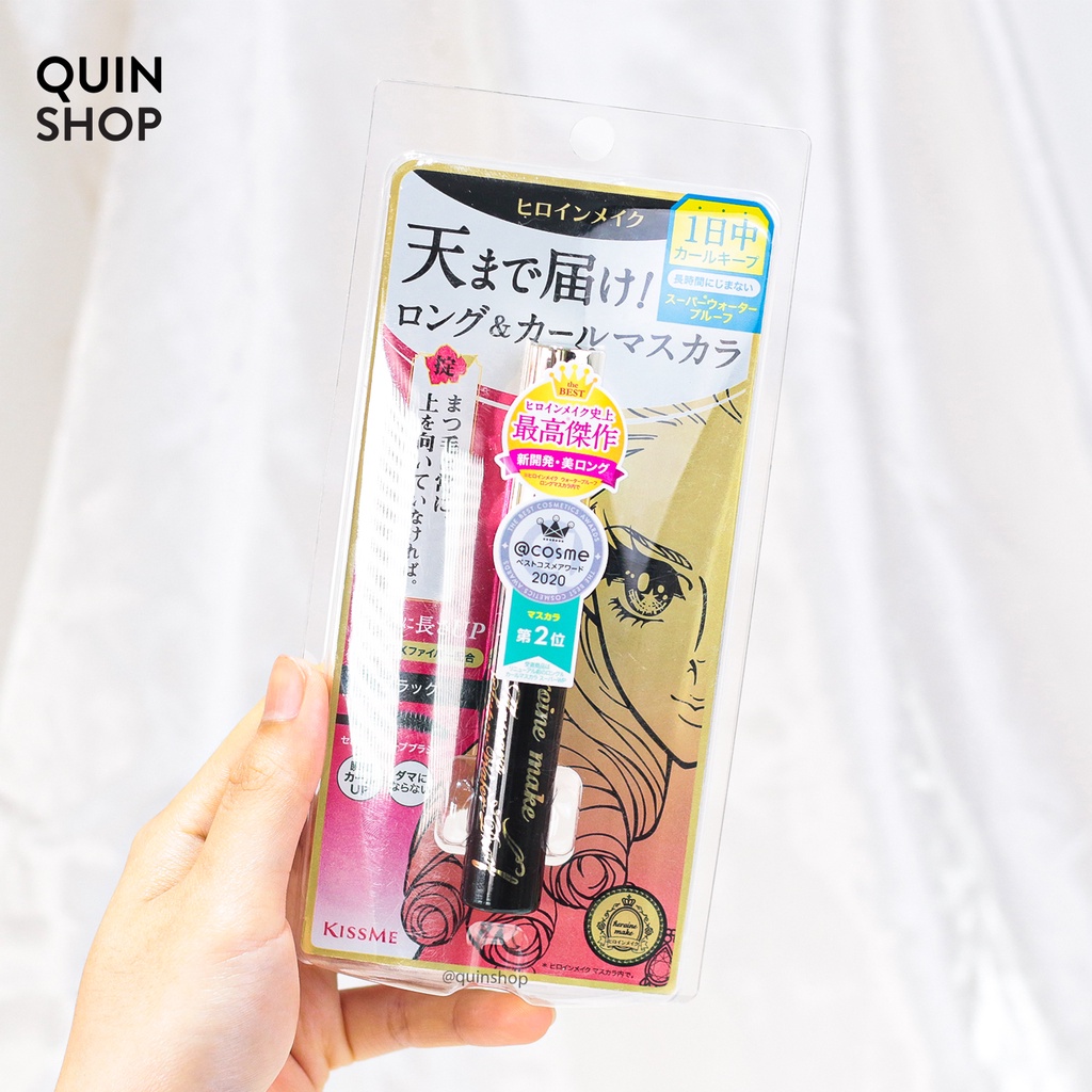 Chuốt Mi Heroine Make Kiss Me Mascara Super Water Proof