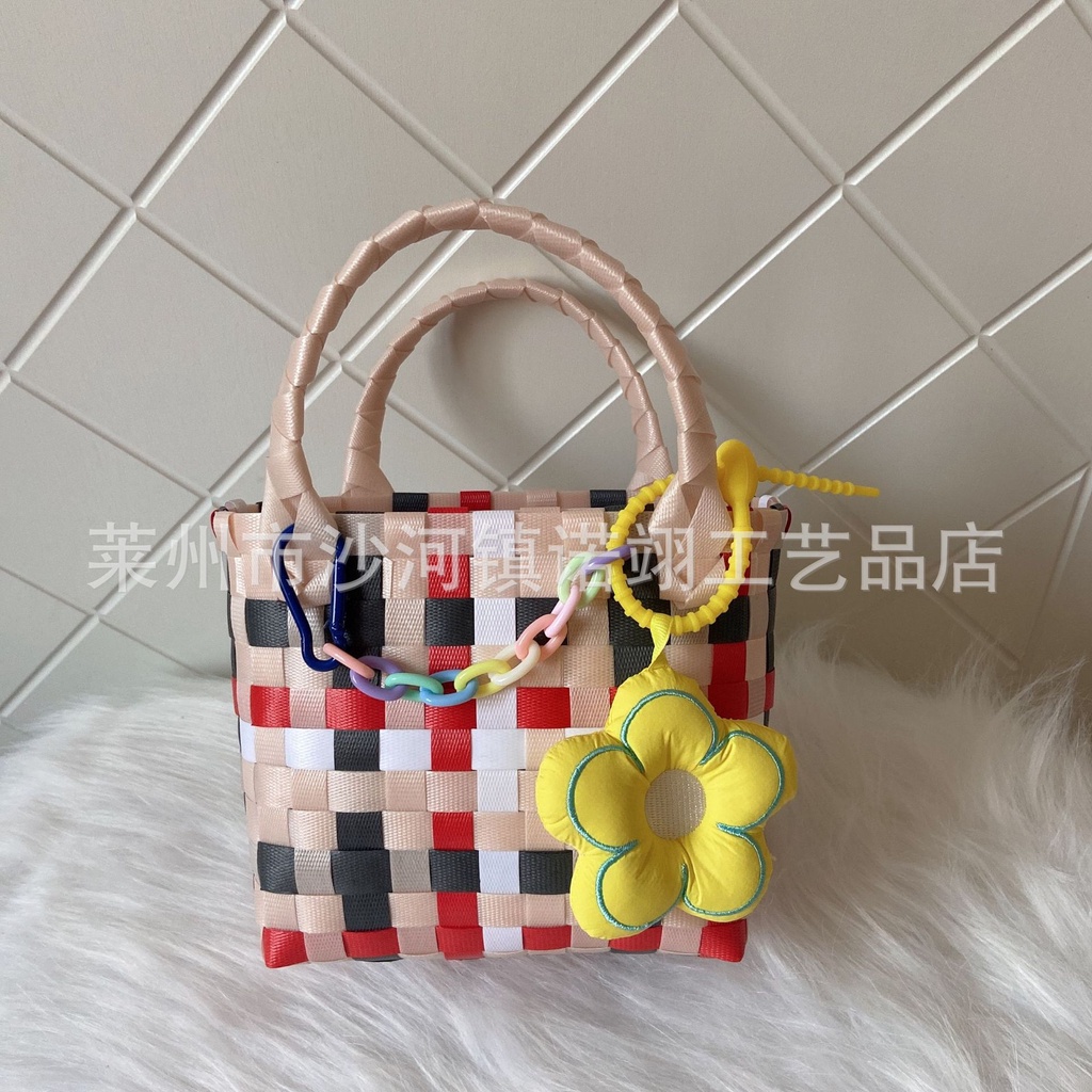 Túi Xách Tay Hình Vuông Nhỏ Bằng Nhựa Đơn Giản Thời Trang Mùa Hè Hàng Mới Dành Cho Bạn Nữ / Trẻ Em / Đi