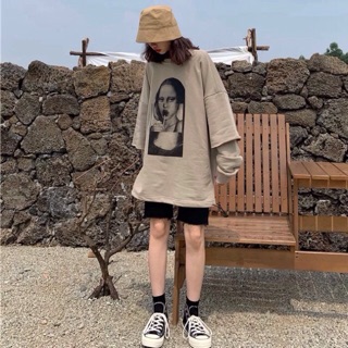 ORDER Set Áo nỉ oversize & Quần Shorts rách gấu