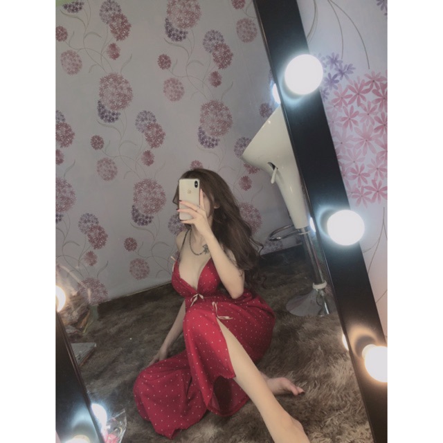 Set Ngủ Sexy Hoạ Tiết Chấm Bi , Da beo Hàng Cao Cấp Siêu Đẹp(Hình thật Sp)