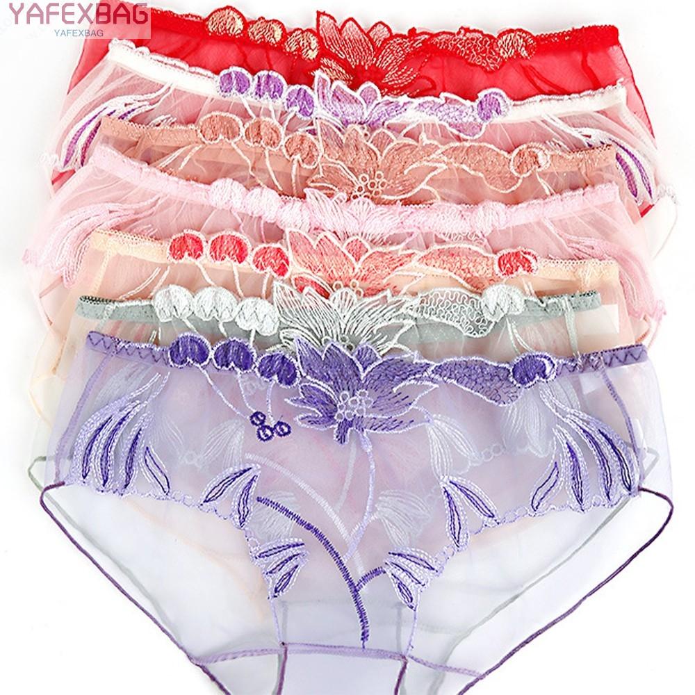 Quần lót ren lưới trong suốt thoáng khí có size lớn