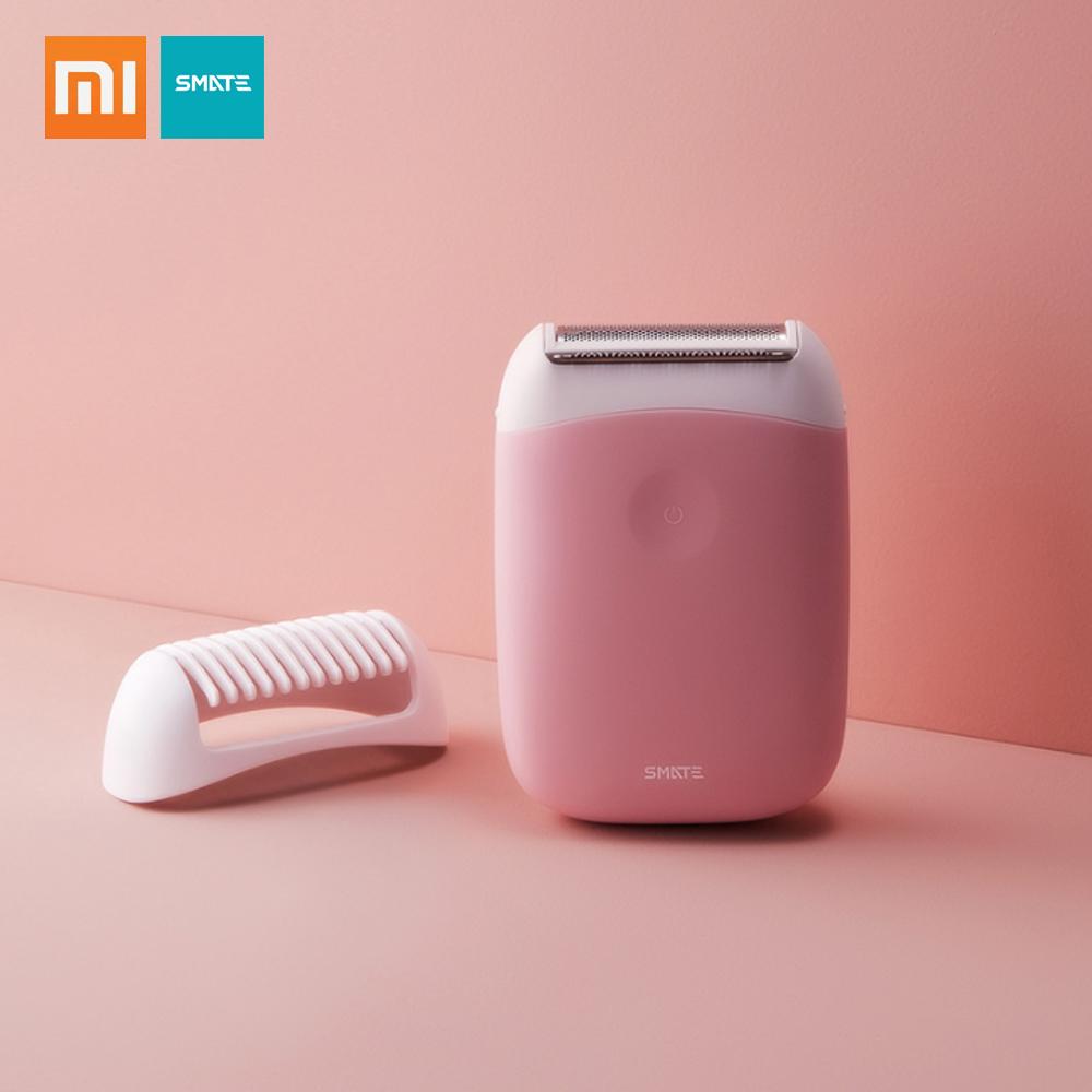 Máy cạo lông điện Xiaomi Smate Máy cạo lông cầm tay mini Máy cạo râu phụ nữ USB có thể sạc lại Máy cạo râu mượt mà không thấm nước Máy cạo lông