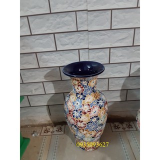 Bình gốm sứ bách hoa cao 40 cm