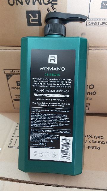 Dầu Gội Romano 900g Cho Nam Giới Hương Classic.