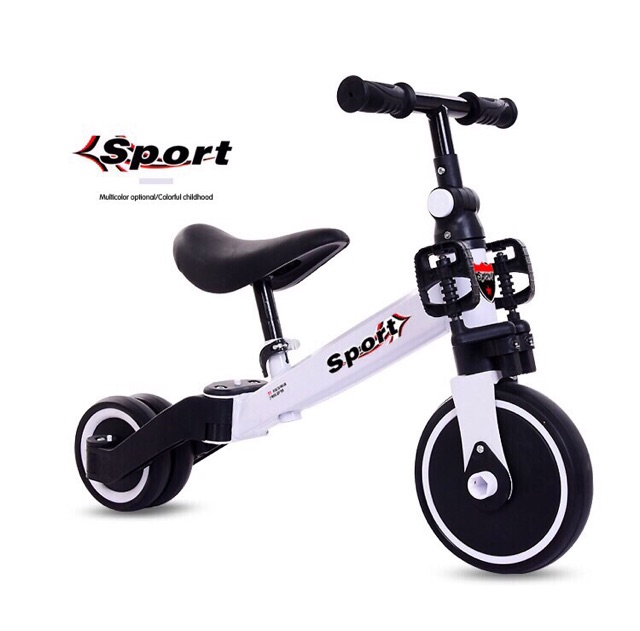 (FREE SHIP) XE ĐẠP SPORT CHUẨN KIÊM XE CHÒI CHÂN 3 TRONG 1