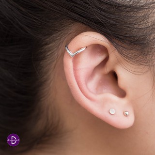Hoa tai kẹp Earcuff V (2051EC)