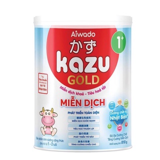 Sữa bột kazu miễn dịch gold 810g 1+