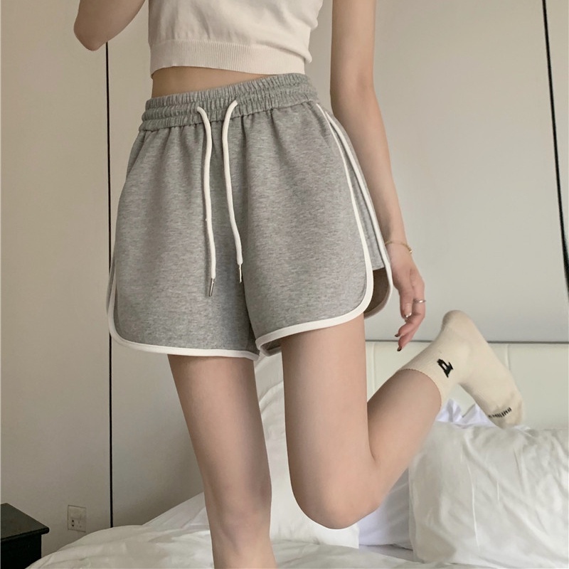 SUXI Quần Short Thể Thao Ống Rộng Thời Trang Mùa Hè Cho Nữ