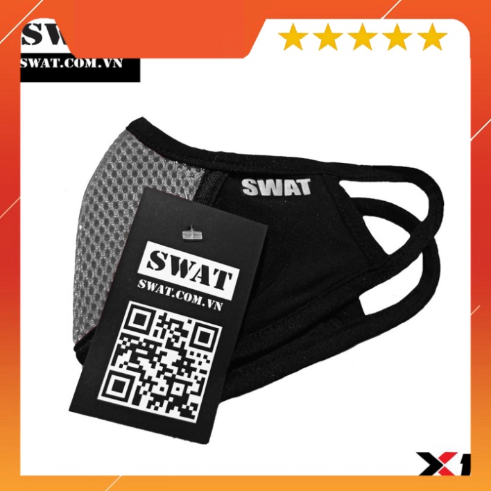 Khẩu Trang Swat X1 Cao Cấp Màu Xám - FREESHIP
