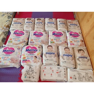 COMBO 2️⃣ BỊCH - Tã/ Bỉm Quần/ Dán Merries Nội Địa Nb96/S88/M68/L58/M64/L50/XL44/xxl28