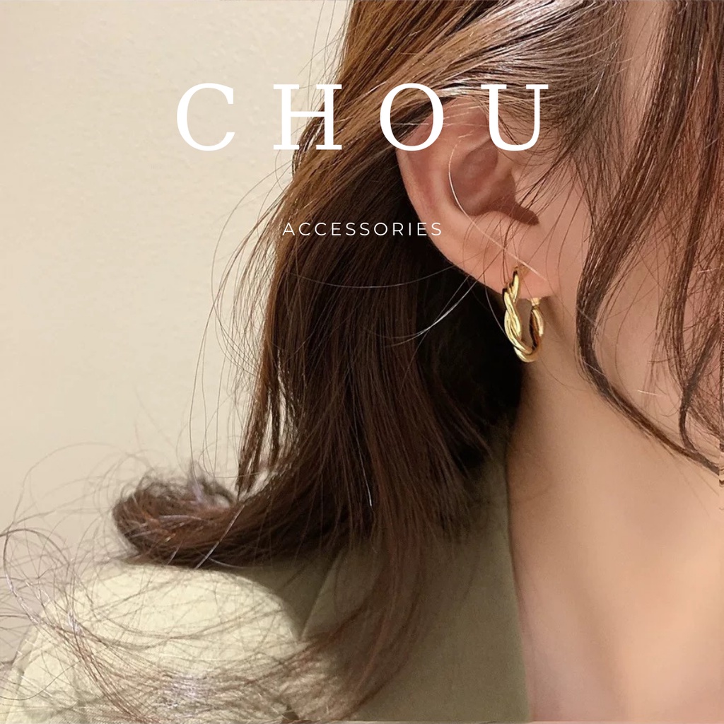Bông Tai Tròn Xoắn | CHOU ACCESSORIES |