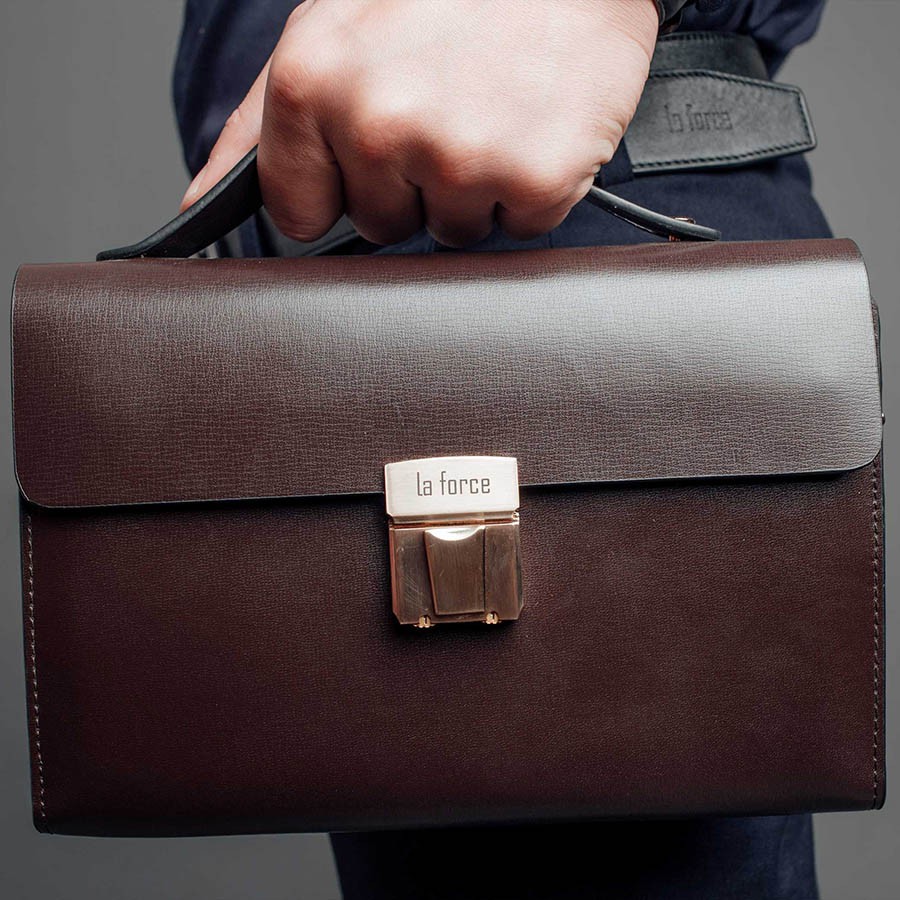 Ví Cầm Tay LAFORCE Khóa Số Cao Cấp VCTLA9803-2-N Tặng Tất Nam Cao Cấp