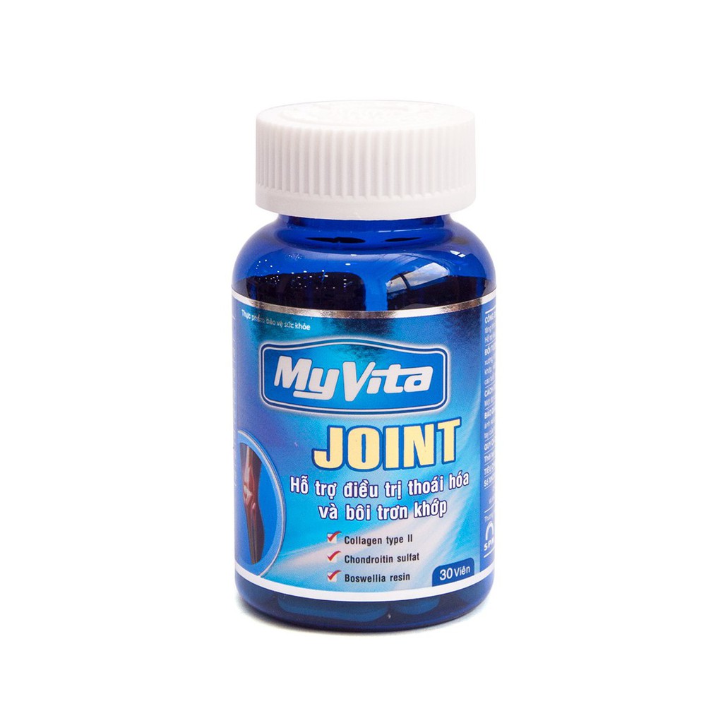 Myvita Joint –Hỗ  trợ điều trị thoái hóa khớp (Hộp 30 viên)