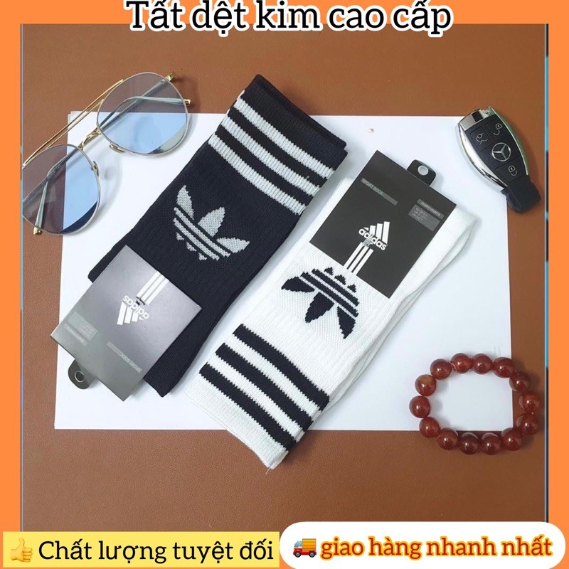 Tất Thể Thao Das Cổ Cao Dệt Kim Cao Cấp