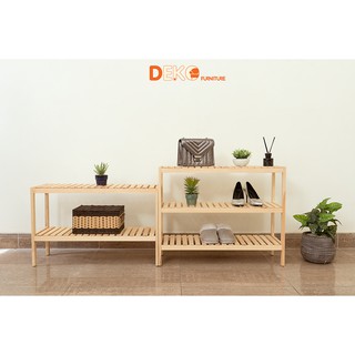 Kệ giày gỗ 3 tầng DEKO