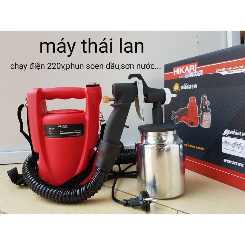 Máy phun sơn cầm tay Thái Lan Hikari loại tốt