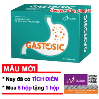 ✅ [8 TẶNG 1] GASTOSIC – Giúp giảm trào ngược, viêm loét dạ dày, tá tràng, ợ hơi, ợ chua, đau bao tử