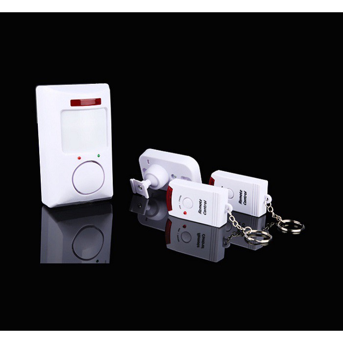 Chuông báo động chống trộm hồng ngoại có điều khiển từ V3