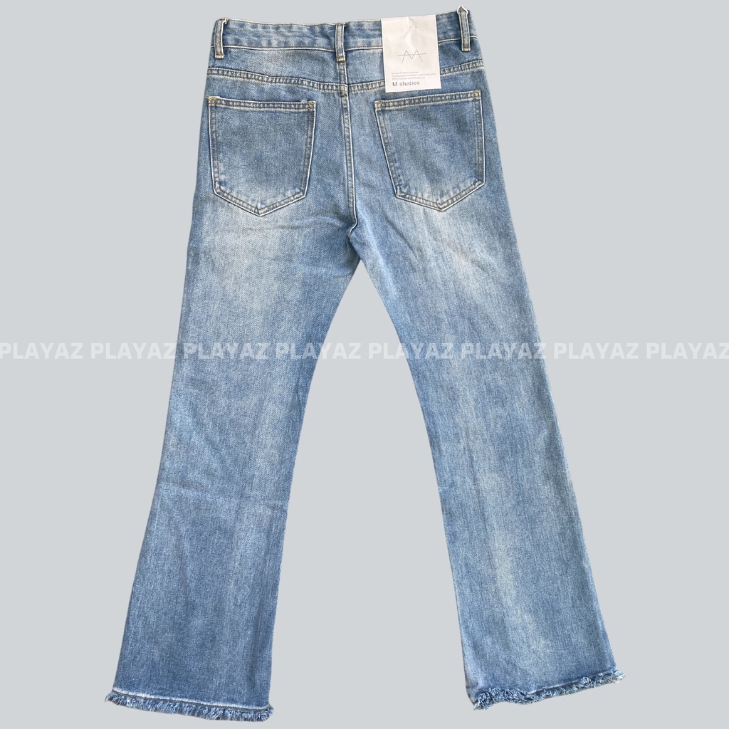 [Hàng Cao Cấp] Quần Jeans Ống Loe Rockboiz - Rockboiz Flared Jeans | BigBuy360 - bigbuy360.vn