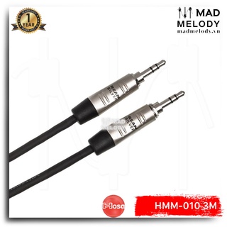 Hosa Pro Stereo Interconnect HMM-010 (REAN 3.5mm TRS - 3.5mm TRS) (3m) [Dây cáp tín hiệu kết nối, NEW & chính hãng]