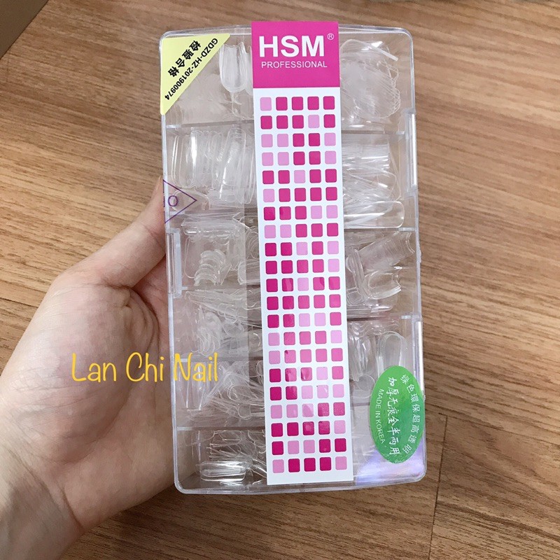 Móng úp HSM form vuông Hàn Quốc - LanChiNail