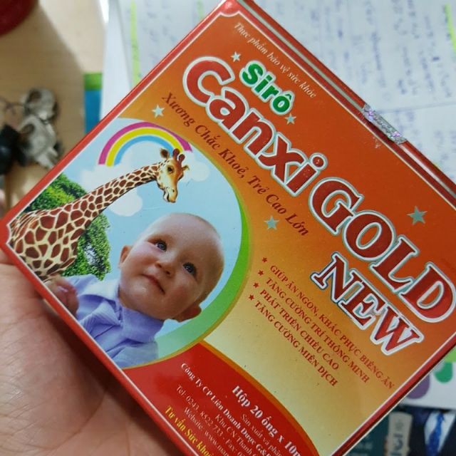 Canxi Gold New - Bổ sung canxi cho trẻ nhỏ