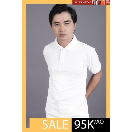 Áo thun nam trơn Polo có cổ đẹp Chất Cá Sấu Cotton (MS 02) thoáng mát mạnh mẽ, nam tính nhiều màu