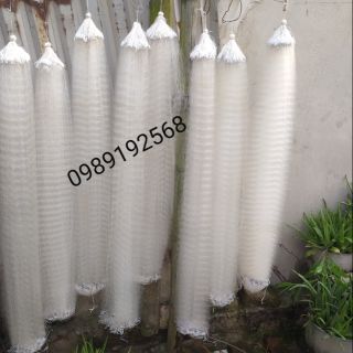 Lưới đánh cá 1 lớp then 2,5 cao1,2m dài 75 m bắt cá rô ,diếc ,rô phi