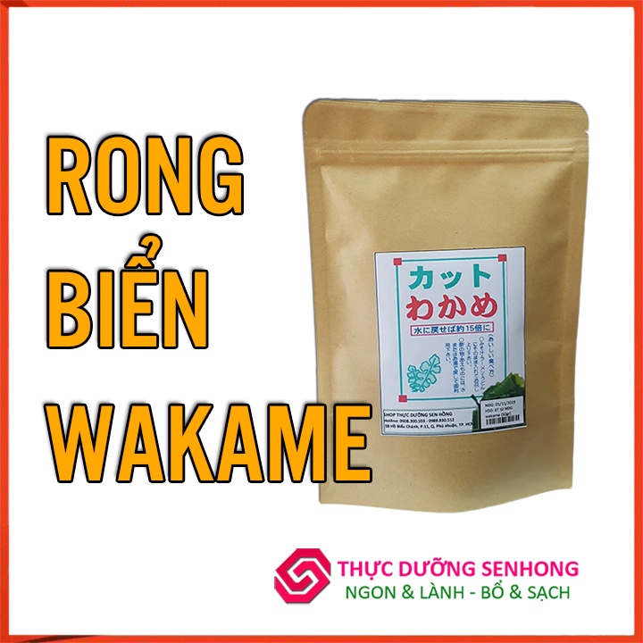 Rong biển wakame Nhật  Rong wakame cắt