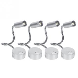 Globedealwin LED Flash support support đọc sách màu bằng nhôm