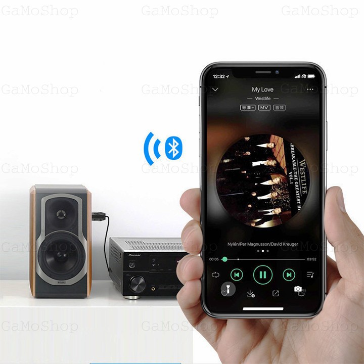 Usb Bluetooth 5.0 TX2 Thu Và Phát Bluetooth Âm Thanh Hay 2 Chức Năng