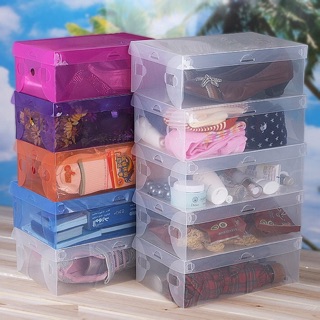 [ Sỉ ] 10 hộp nhựa đựng giày hoặc vật dụng trong suốt