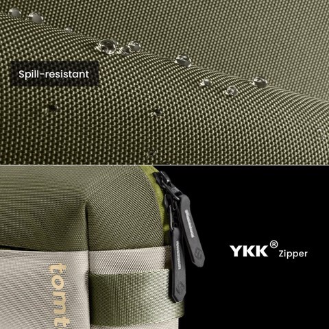 Túi Đeo Chéo Thời Trang Nam Nữ Tomtoc Lightweight Codura Sling Thiết Kế Nhiều Ngăn Chứa Thông Minh, Chống Thấm Nước