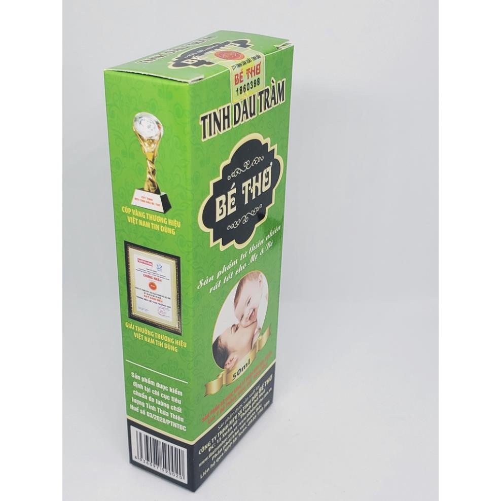 TINH DẦU CHÀM BÉ THƠ - 50ML - phòng cảm cúm, xông mũi họng, giảm ho, tăng đề kháng