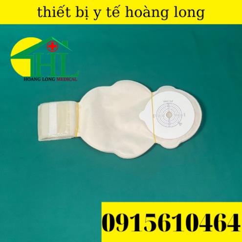 Hộp 10 Túi hậu môn nhân tạo con gấu cho trẻ (khóa dán)
