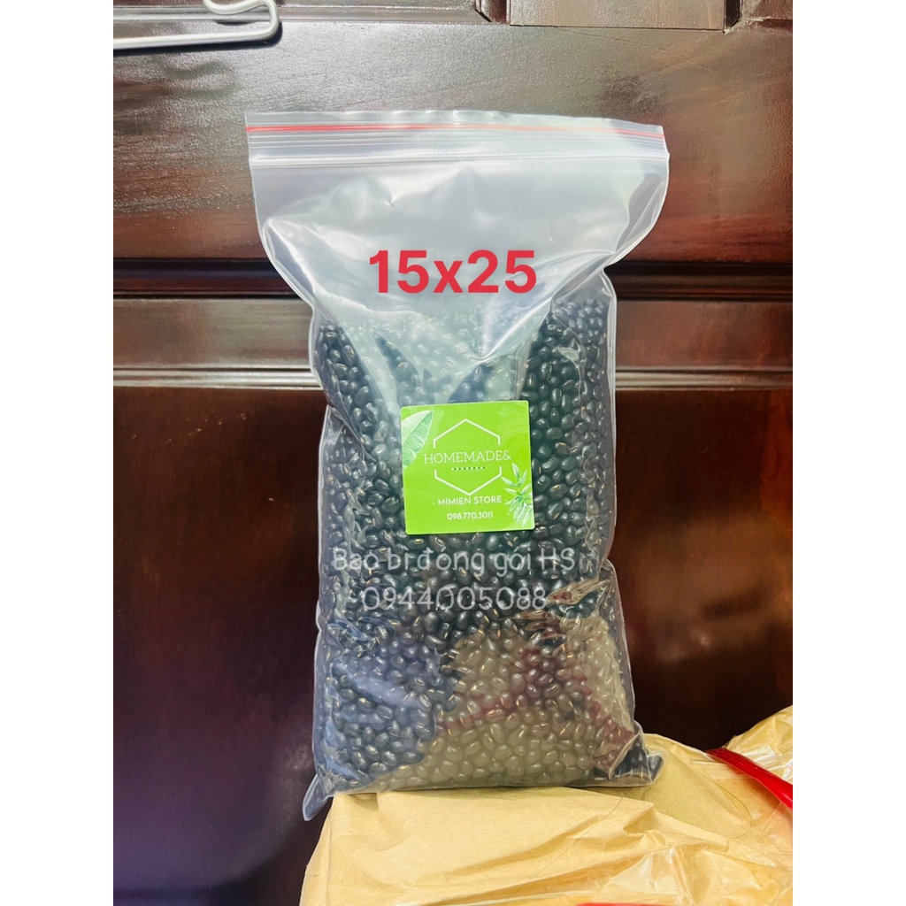 bán lẻ 100G TÚI ZIP CHỈ ĐỎ SIZE LỚN , TÚI ZIPPER LOẠI DÀY HÀNG ĐẸP-BBĐG