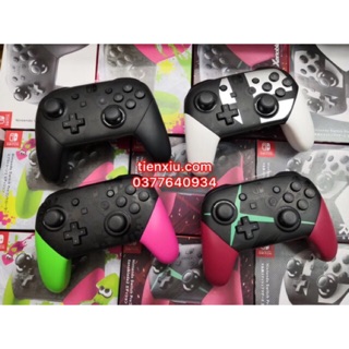 Tay cầm switch controller pro cao cấp đủ 5 màu kèm dây usb xịn
