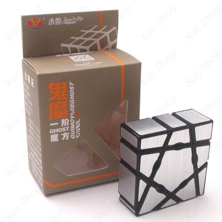 Rubik Ghost Mirror Bạc - YongJun 1x3x4 - Biến thể gương