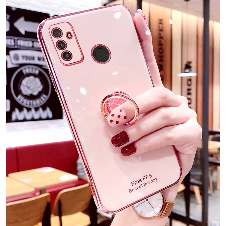 ỐP LƯNG SILICON OPPO A53 KÈM IRING SANG TRỌNG