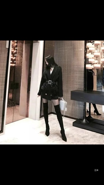 Áo khoác vest kèm belt phong cách ulzzang ( hình thật ở cuối) | BigBuy360 - bigbuy360.vn