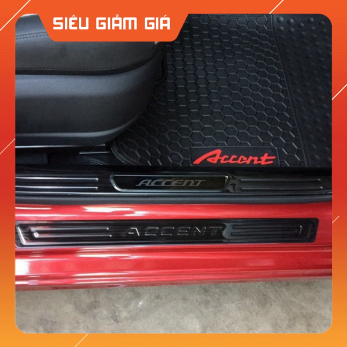 Sản Phẩm ỐP BẬC TRONG NGOÀI TITAN HUYNDAI ACCENT 2018 - 2020-2021 Hàng Cao Cấp