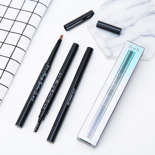 Chì Kẻ Mày Lameila Double Effect hai đầu chống nước nước không trôi. | BigBuy360 - bigbuy360.vn