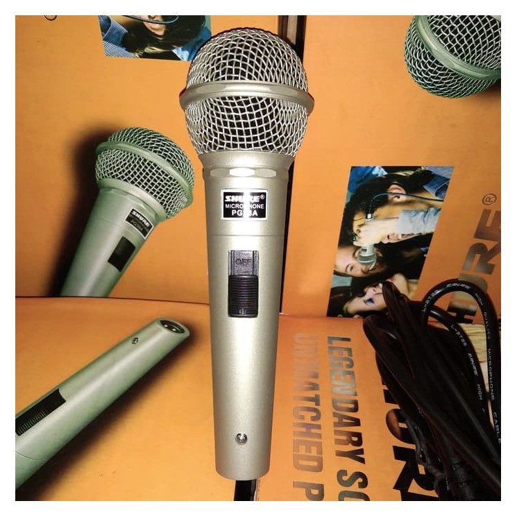 Micro Hát Karaoke Có Dây Cáp Chính Hãng