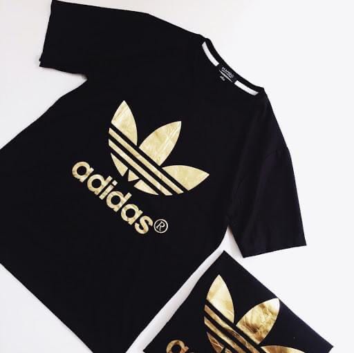 Áo Thun Thể Thao Nam Nữ Adidas vàng chất vải cotton co dãn nhẵn mịn không xù