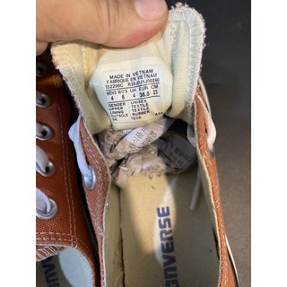 GIÀY SNEAKERS CONVERSE CỔ Thấp fix 36 FULL BOX MÀU (REAL/2HAND)(CÓ BẢO HÀNH)