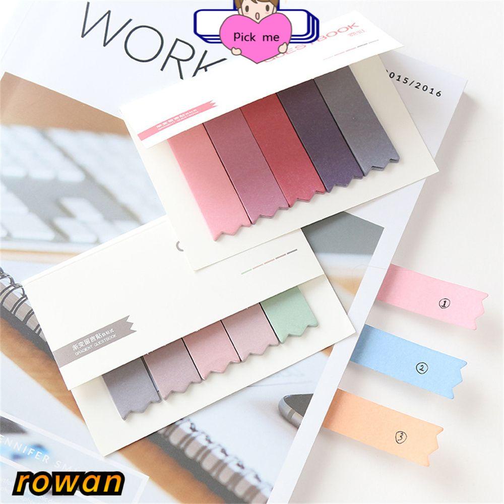 Set 100 tờ giấy ghi chú màu cầu vồng gradient tiện dụng