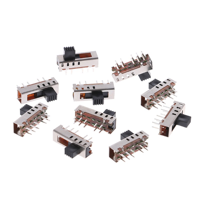 10 Công tắc trượt SS24E01-G5 0.5A 10 chấu 4 vị trí