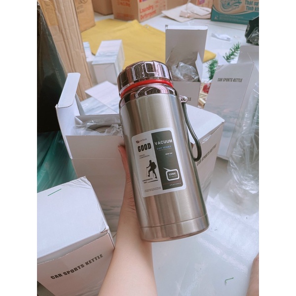 Bình giữ nhiệt 1200ml Vacuum nắp kim cương cao cấp