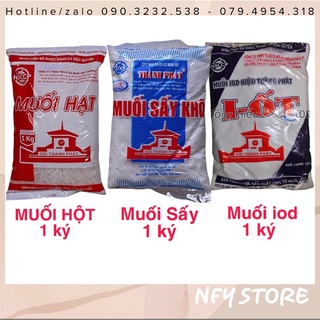 Muối hạt i ốt sấy- muối tiêu sọ