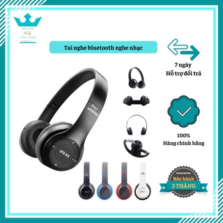 Tai Nghe Chụp Tai Bluetooth Tai Nghe Chùm Đầu Không Dây Cho Điện Thoại Máy Tính